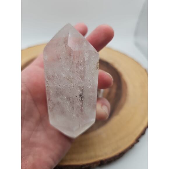 Quartz Crystal Point .49lb With Stand - Picture 7 of 11
